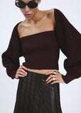 Cardigan Ciruela