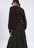 Cardigan Ciruela
